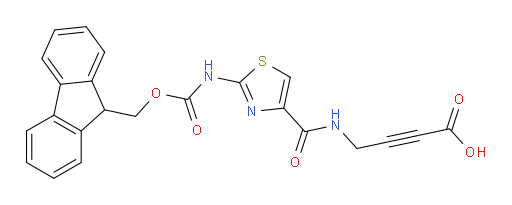 4-{[2-({[(9H-fluoren-9-yl)methoxy]carbonyl}amino)-1,3-thiazol-4-yl]formamido}but-2-ynoic acid