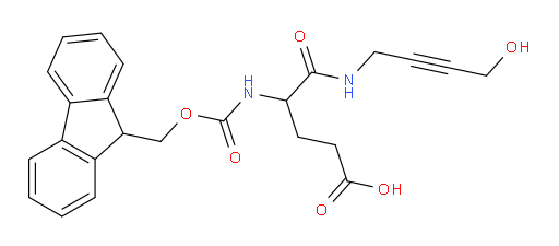 4-({[(9H-fluoren-9-yl)methoxy]carbonyl}amino)-4-[(4-hydroxybut-2-yn-1-yl)carbamoyl]butanoic acid