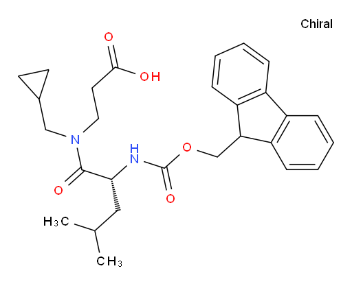 3-[(2R)-N-(cyclopropylmethyl)-2-({[(9H-fluoren-9-yl)methoxy]carbonyl}amino)-4-methylpentanamido]propanoic acid