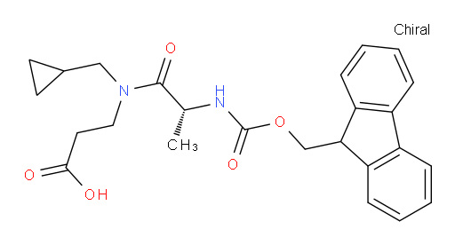 3-[(2R)-N-(cyclopropylmethyl)-2-({[(9H-fluoren-9-yl)methoxy]carbonyl}amino)propanamido]propanoic acid