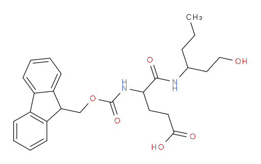 4-({[(9H-fluoren-9-yl)methoxy]carbonyl}amino)-4-[(1-hydroxyhexan-3-yl)carbamoyl]butanoic acid
