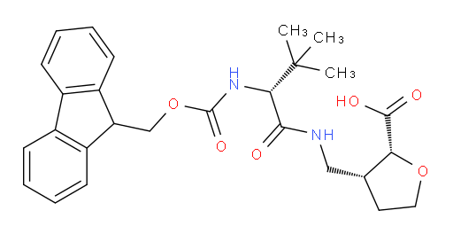 (2RS,3RS)-3-{[(2R)-2-({[(9H-fluoren-9-yl)methoxy]carbonyl}amino)-3,3-dimethylbutanamido]methyl}oxolane-2-carboxylic acid