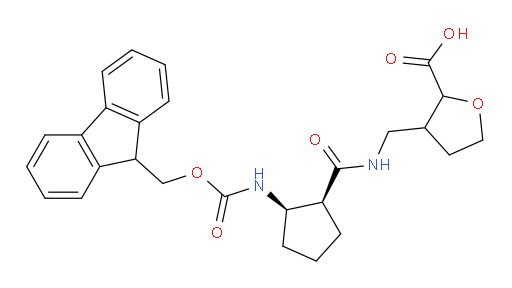 rac-3-({[(1R,2S)-2-({[(9H-fluoren-9-yl)methoxy]carbonyl}amino)cyclopentyl]formamido}methyl)oxolane-2-carboxylic acid