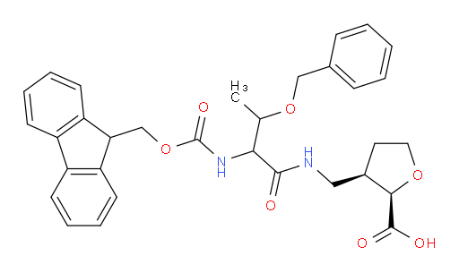 rac-(2R,3R)-3-{[3-(benzyloxy)-2-({[(9H-fluoren-9-yl)methoxy]carbonyl}amino)butanamido]methyl}oxolane-2-carboxylic acid