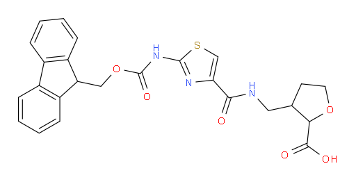 3-({[2-({[(9H-fluoren-9-yl)methoxy]carbonyl}amino)-1,3-thiazol-4-yl]formamido}methyl)oxolane-2-carboxylic acid