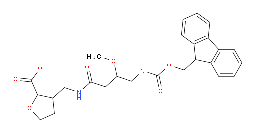 3-{[4-({[(9H-fluoren-9-yl)methoxy]carbonyl}amino)-3-methoxybutanamido]methyl}oxolane-2-carboxylic acid