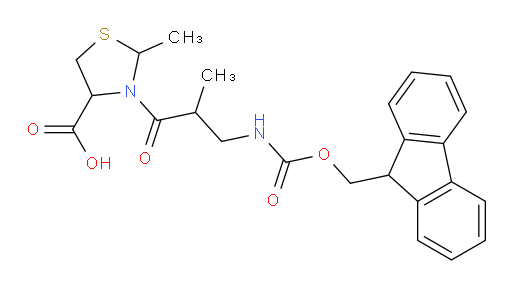 3-[3-({[(9H-fluoren-9-yl)methoxy]carbonyl}amino)-2-methylpropanoyl]-2-methyl-1,3-thiazolidine-4-carboxylic acid