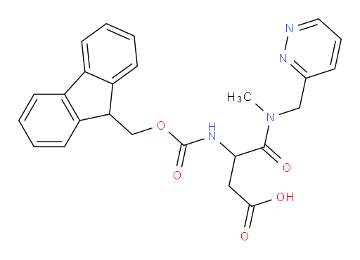 3-({[(9H-fluoren-9-yl)methoxy]carbonyl}amino)-3-{methyl[(pyridazin-3-yl)methyl]carbamoyl}propanoic acid