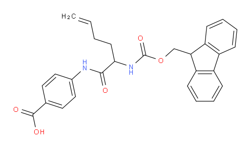 4-[2-({[(9H-fluoren-9-yl)methoxy]carbonyl}amino)hex-5-enamido]benzoic acid