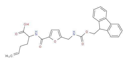 2-({5-[({[(9H-fluoren-9-yl)methoxy]carbonyl}amino)methyl]furan-2-yl}formamido)hex-5-enoic acid
