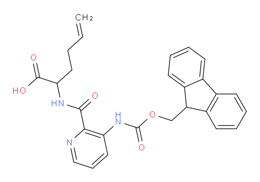 2-{[3-({[(9H-fluoren-9-yl)methoxy]carbonyl}amino)pyridin-2-yl]formamido}hex-5-enoic acid