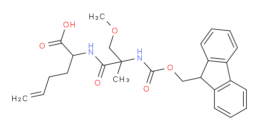 2-[2-({[(9H-fluoren-9-yl)methoxy]carbonyl}amino)-2-(methoxymethyl)propanamido]hex-5-enoic acid