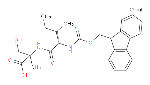 2-[(2S)-2-({[(9H-fluoren-9-yl)methoxy]carbonyl}amino)-3-methylpentanamido]-3-hydroxy-2-methylpropanoic acid