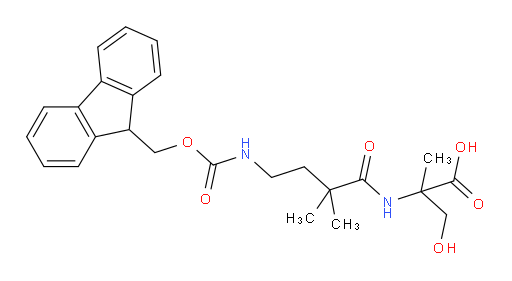2-[4-({[(9H-fluoren-9-yl)methoxy]carbonyl}amino)-2,2-dimethylbutanamido]-3-hydroxy-2-methylpropanoic acid