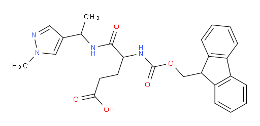 4-({[(9H-fluoren-9-yl)methoxy]carbonyl}amino)-4-{[1-(1-methyl-1H-pyrazol-4-yl)ethyl]carbamoyl}butanoic acid