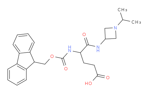 4-({[(9H-fluoren-9-yl)methoxy]carbonyl}amino)-4-{[1-(propan-2-yl)azetidin-3-yl]carbamoyl}butanoic acid