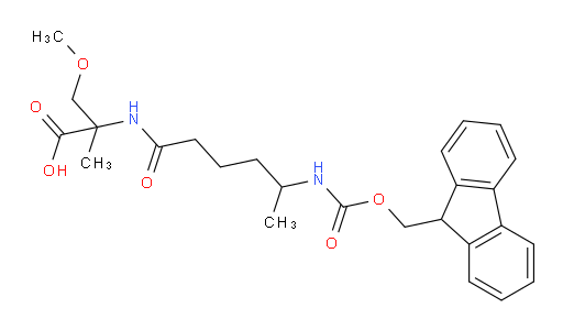 2-[5-({[(9H-fluoren-9-yl)methoxy]carbonyl}amino)hexanamido]-3-methoxy-2-methylpropanoic acid