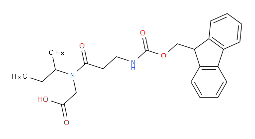 2-[N-(butan-2-yl)-3-({[(9H-fluoren-9-yl)methoxy]carbonyl}amino)propanamido]acetic acid