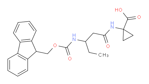 1-[3-({[(9H-fluoren-9-yl)methoxy]carbonyl}amino)pentanamido]cyclopropane-1-carboxylic acid