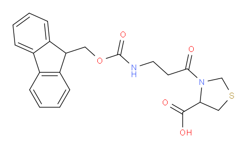 3-[3-({[(9H-fluoren-9-yl)methoxy]carbonyl}amino)propanoyl]-1,3-thiazolidine-4-carboxylic acid