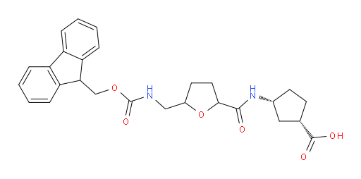 rac-(1R,3S)-3-{5-[({[(9H-fluoren-9-yl)methoxy]carbonyl}amino)methyl]oxolane-2-amido}cyclopentane-1-carboxylic acid