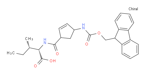 (2S,3S)-2-{[4-({[(9H-fluoren-9-yl)methoxy]carbonyl}amino)cyclopent-2-en-1-yl]formamido}-3-methylpentanoic acid