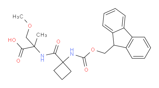 2-{[1-({[(9H-fluoren-9-yl)methoxy]carbonyl}amino)cyclobutyl]formamido}-3-methoxy-2-methylpropanoic acid
