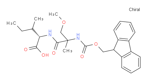 (2S)-2-[2-({[(9H-fluoren-9-yl)methoxy]carbonyl}amino)-2-(methoxymethyl)propanamido]-3-methylpentanoic acid