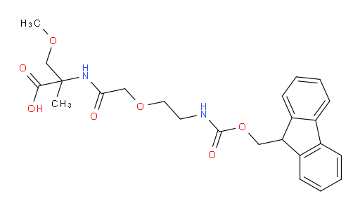 2-{2-[2-({[(9H-fluoren-9-yl)methoxy]carbonyl}amino)ethoxy]acetamido}-3-methoxy-2-methylpropanoic acid