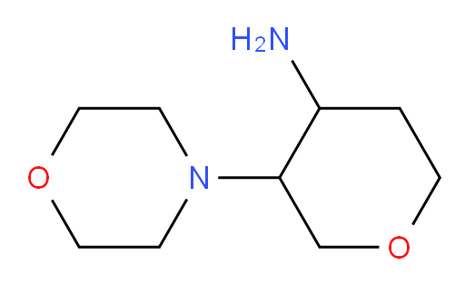 3-(morpholin-4-yl)oxan-4-amine