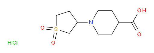 1-(1,1-dioxo-1lambda6-thiolan-3-yl)piperidine-4-carboxylic acid hydrochloride