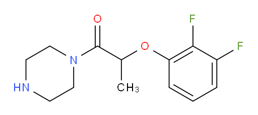2-(2,3-difluorophenoxy)-1-(piperazin-1-yl)propan-1-one