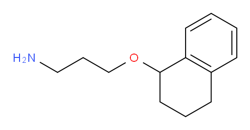 3-(1,2,3,4-tetrahydronaphthalen-1-yloxy)propan-1-amine