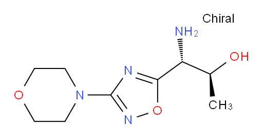 (1R,2S)-1-amino-1-[3-(morpholin-4-yl)-1,2,4-oxadiazol-5-yl]propan-2-ol