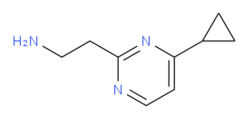 2-(4-cyclopropylpyrimidin-2-yl)ethan-1-amine