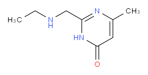 2-[(ethylamino)methyl]-6-methyl-3,4-dihydropyrimidin-4-one