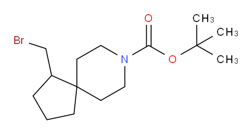 tert-butyl 1-(bromomethyl)-8-azaspiro[4.5]decane-8-carboxylate