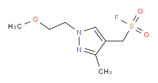 [1-(2-methoxyethyl)-3-methyl-1H-pyrazol-4-yl]methanesulfonyl fluoride