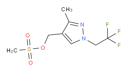 [3-methyl-1-(2,2,2-trifluoroethyl)-1H-pyrazol-4-yl]methyl methanesulfonate