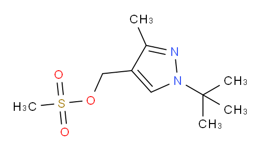 (1-tert-butyl-3-methyl-1H-pyrazol-4-yl)methyl methanesulfonate