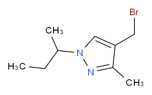 4-(bromomethyl)-1-(butan-2-yl)-3-methyl-1H-pyrazole