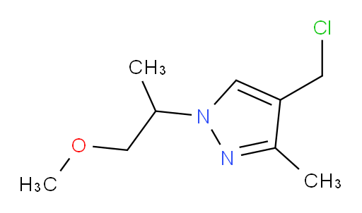 4-(chloromethyl)-1-(1-methoxypropan-2-yl)-3-methyl-1H-pyrazole