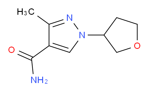 3-methyl-1-(oxolan-3-yl)-1H-pyrazole-4-carboxamide