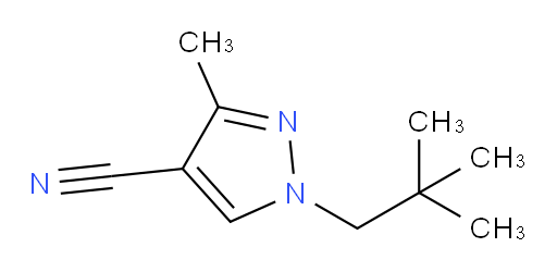 1-(2,2-dimethylpropyl)-3-methyl-1H-pyrazole-4-carbonitrile