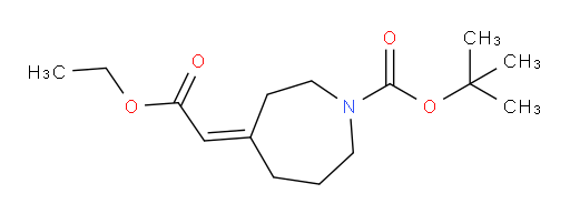 tert-butyl (4Z)-4-(2-ethoxy-2-oxoethylidene)azepane-1-carboxylate