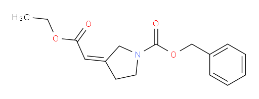 benzyl (3Z)-3-(2-ethoxy-2-oxoethylidene)pyrrolidine-1-carboxylate