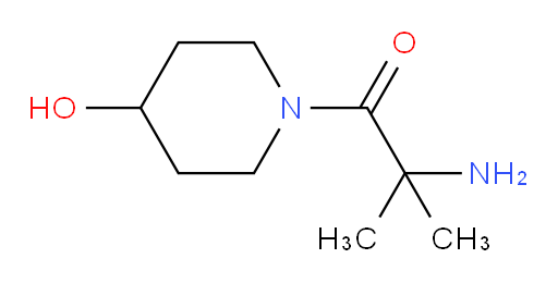 2-amino-1-(4-hydroxypiperidin-1-yl)-2-methylpropan-1-one