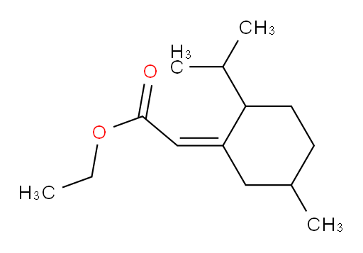ethyl 2-[(1Z)-5-methyl-2-(propan-2-yl)cyclohexylidene]acetate