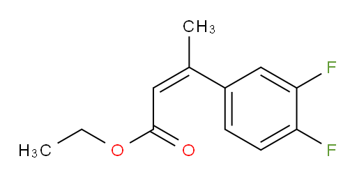 ethyl (2Z)-3-(3,4-difluorophenyl)but-2-enoate