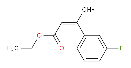 ethyl (2Z)-3-(3-fluorophenyl)but-2-enoate
